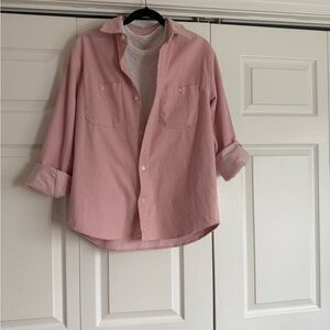 PacSun Pink Button Down Shirt